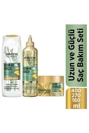 Pantene Uzun Ve Guclu Bambu Ve Biyotinli Sac Bakim Seti Trendyol