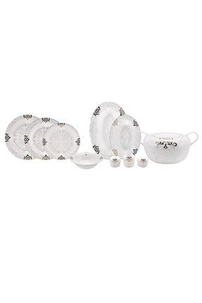 Karaca 86 Parca Fine Pearl Shining Pearl Inci Yemek Takimi Trendyol