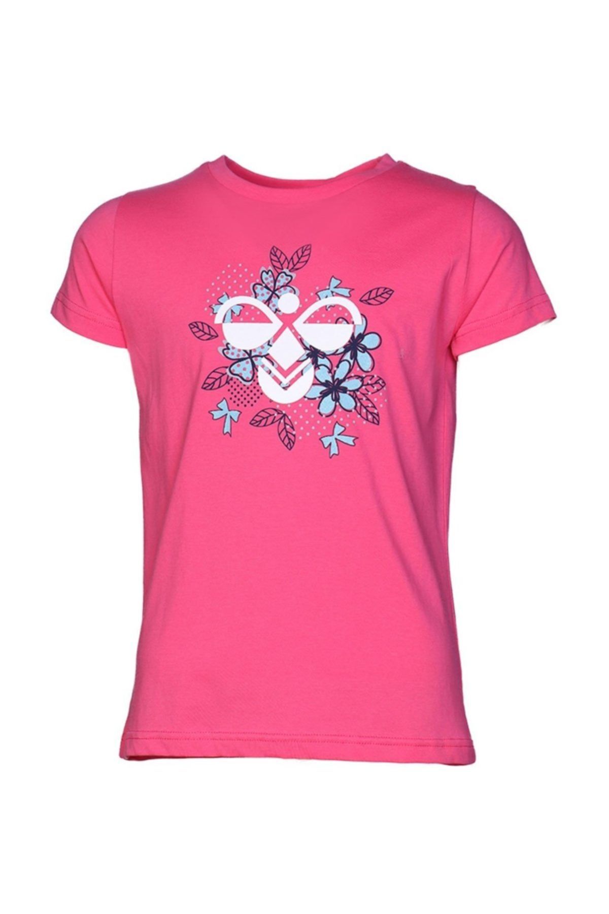 hummel تی شرت دختر صورتی Hmlangy T-s/s Pink Girl 100580992