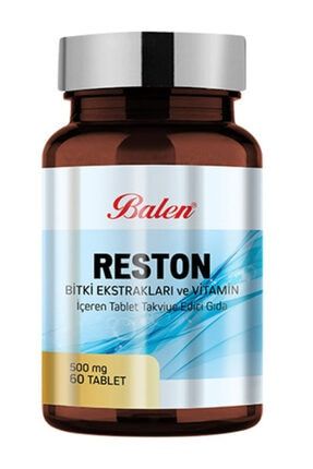 Reston Bitki Ekstraktları Ve Vitamin Içeren Tablet Takviye Edici Gıda 500 Mg 60 Kapsül BLN_RSTN
