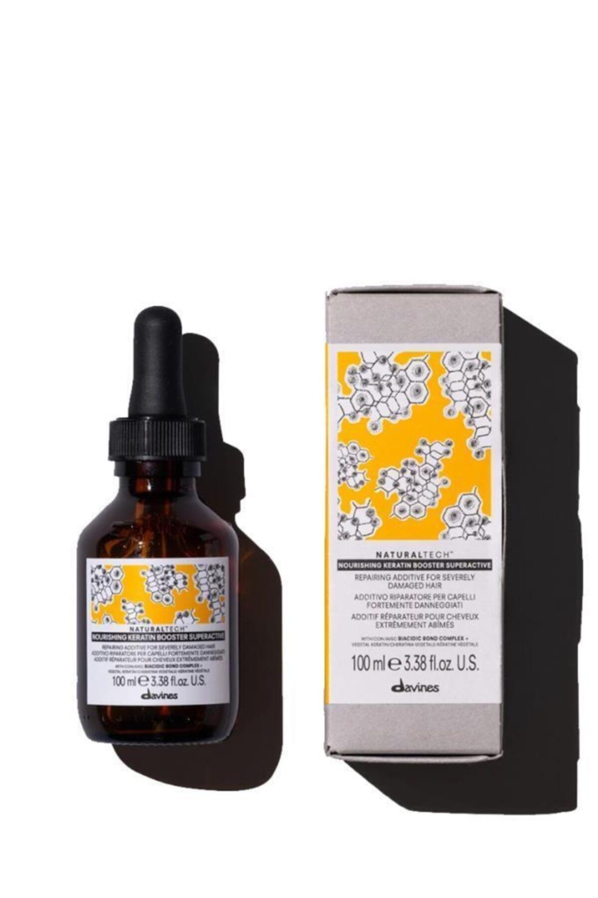تقویت کننده کراتین مغذی موهای آسیب دیده ترمیم کننده مراقبت فوق فعال 100 میلی لیتر Davines