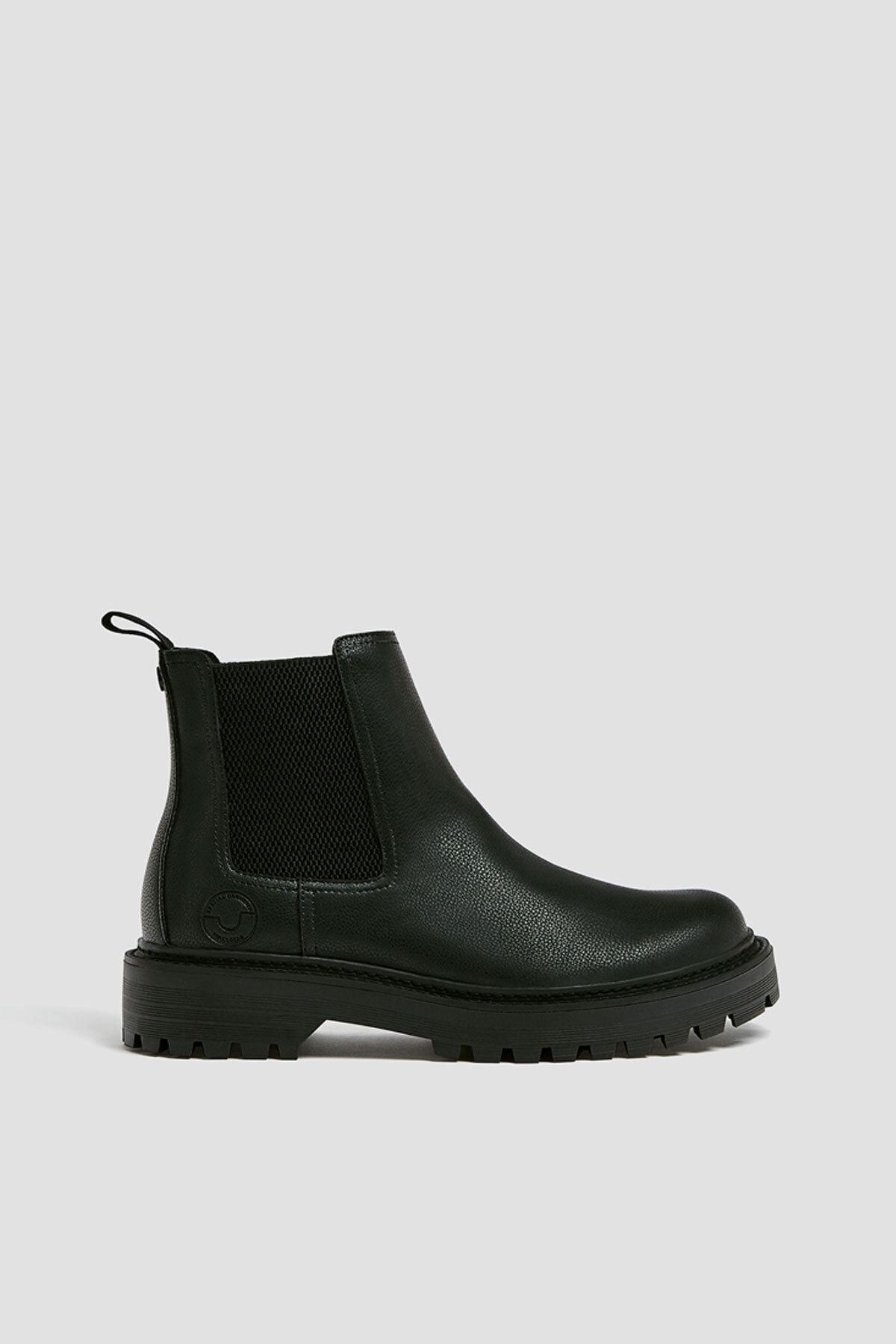 pull bear erkek siyah urban dagci bot