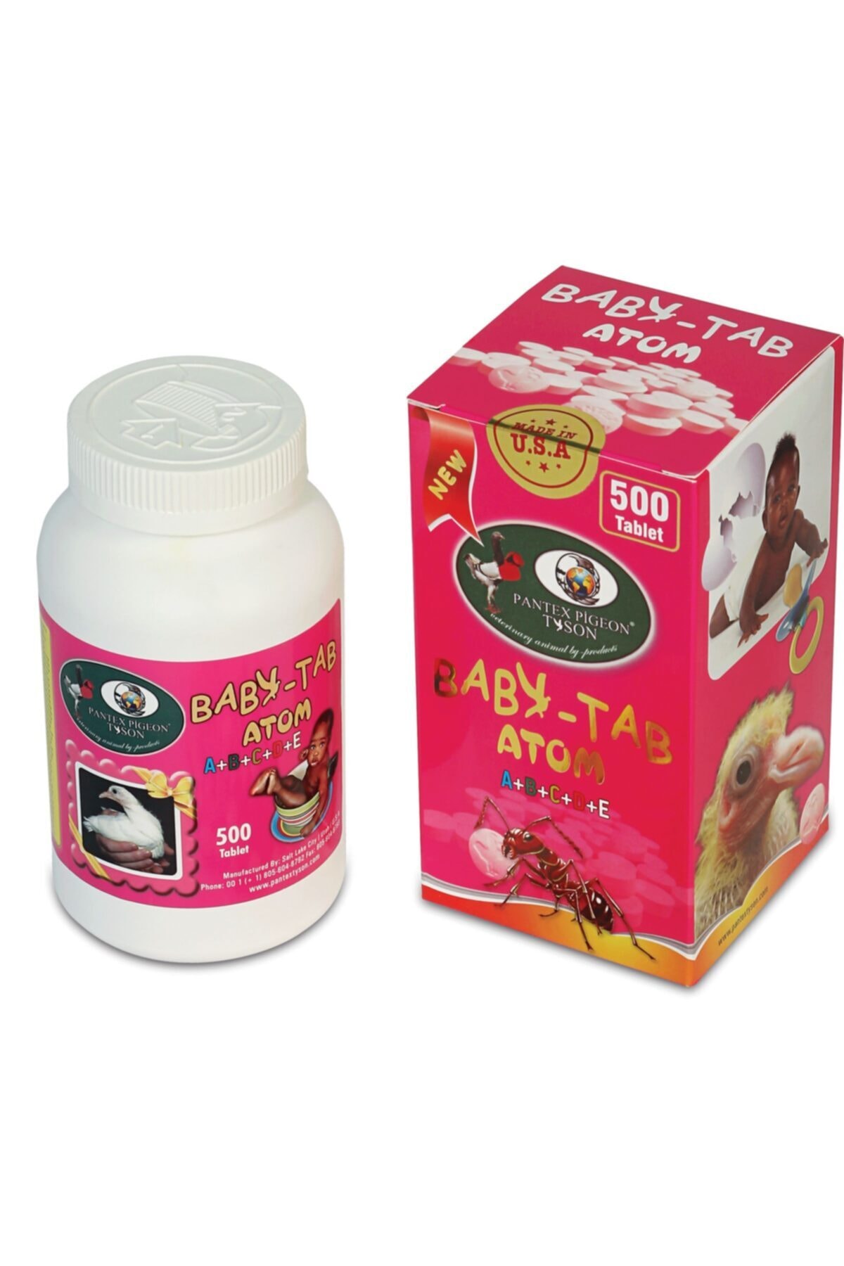 baykus tyson baby tab atom guvercin anac ve yavru hapi 500 tablet kus vitamini guvercin vitamini fiyati yorumlari trendyol