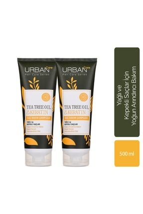 Tea Tree Oil & Keratin Saç Bakım Şampuanı X2'li Set SET.URB.41