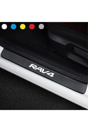 Toyota Rav4 Için Karbon Kapı Eşiği Sticker ( 4 Adet ) 25202