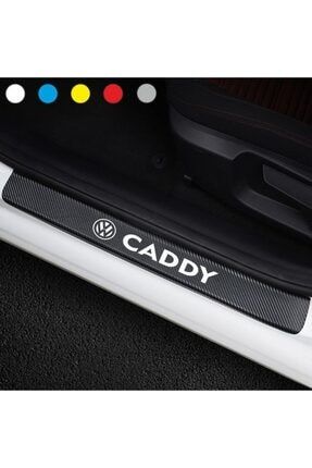 Volkswagen Caddy Için Karbon Kapı Eşiği Sticker ( 4 Adet ) 25054