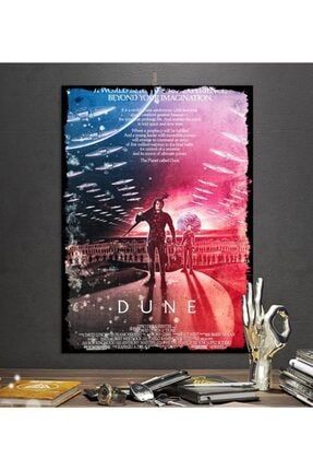 Dune Retro Film Afiş Tasarım 50x70cm Hediyelik Dekoratif 8mm Ahşap Tablo Trendyol-1-33-248