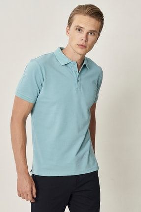 Igs Petrol Modern Fit Polo Yaka T Shirt Trendyol