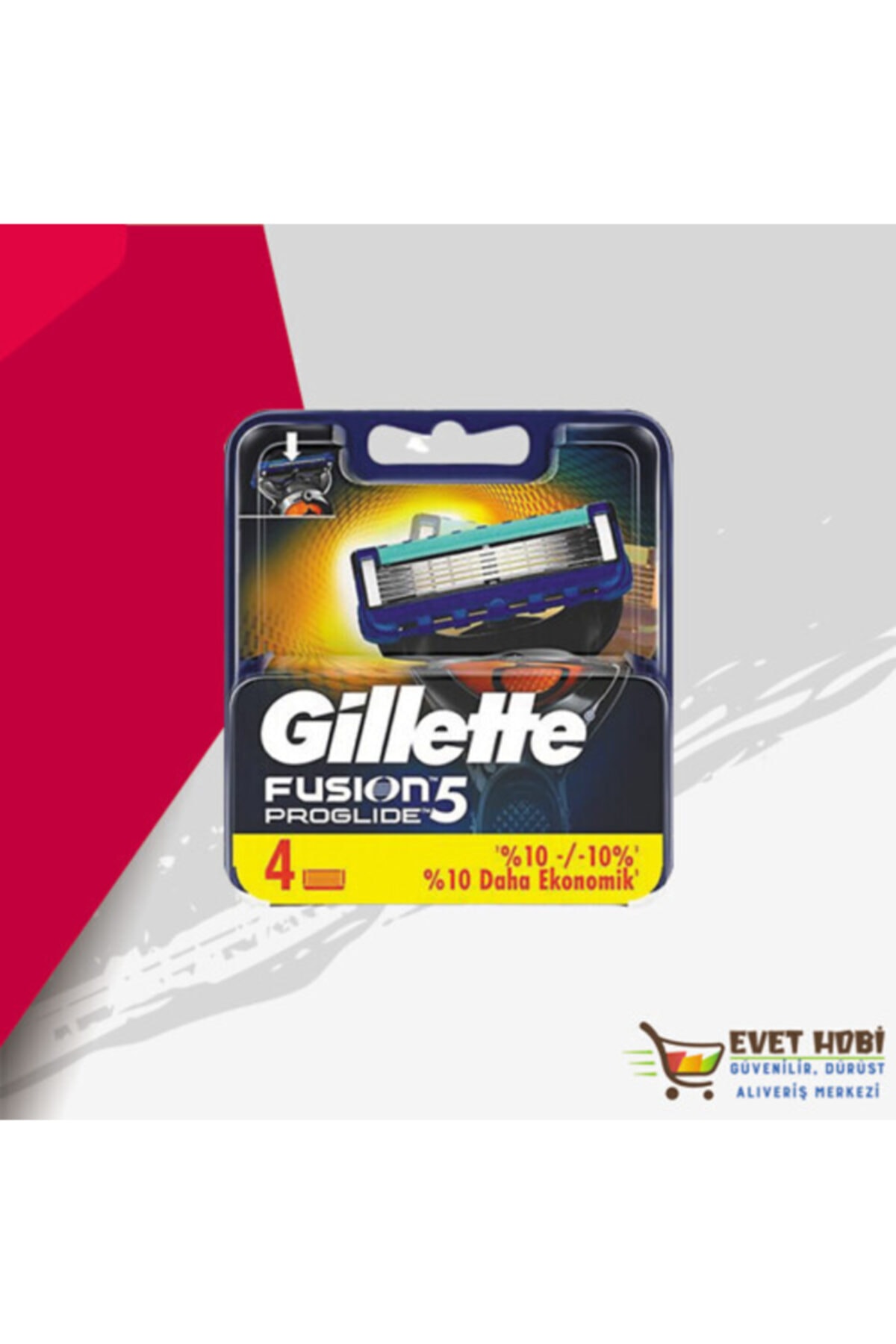 Gillette 4lü Gilette Fusion Proglide 5