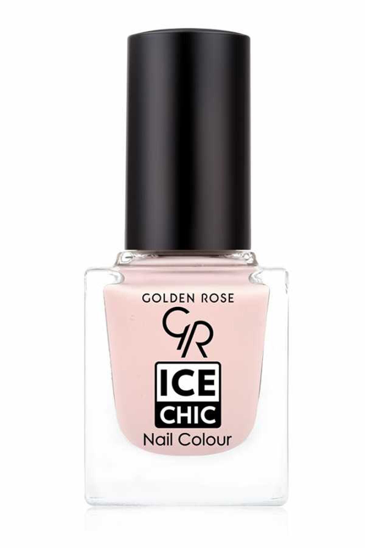 لاک ناخن گر آیس شیک شماره 07 درخشش گلدن رز Golden Rose