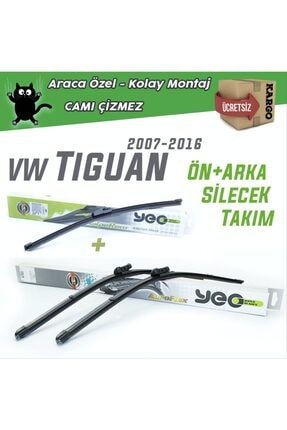 Vw Tiguan Ön & Arka Silecek Takımı 2006-2016 Aeroflex PKT1