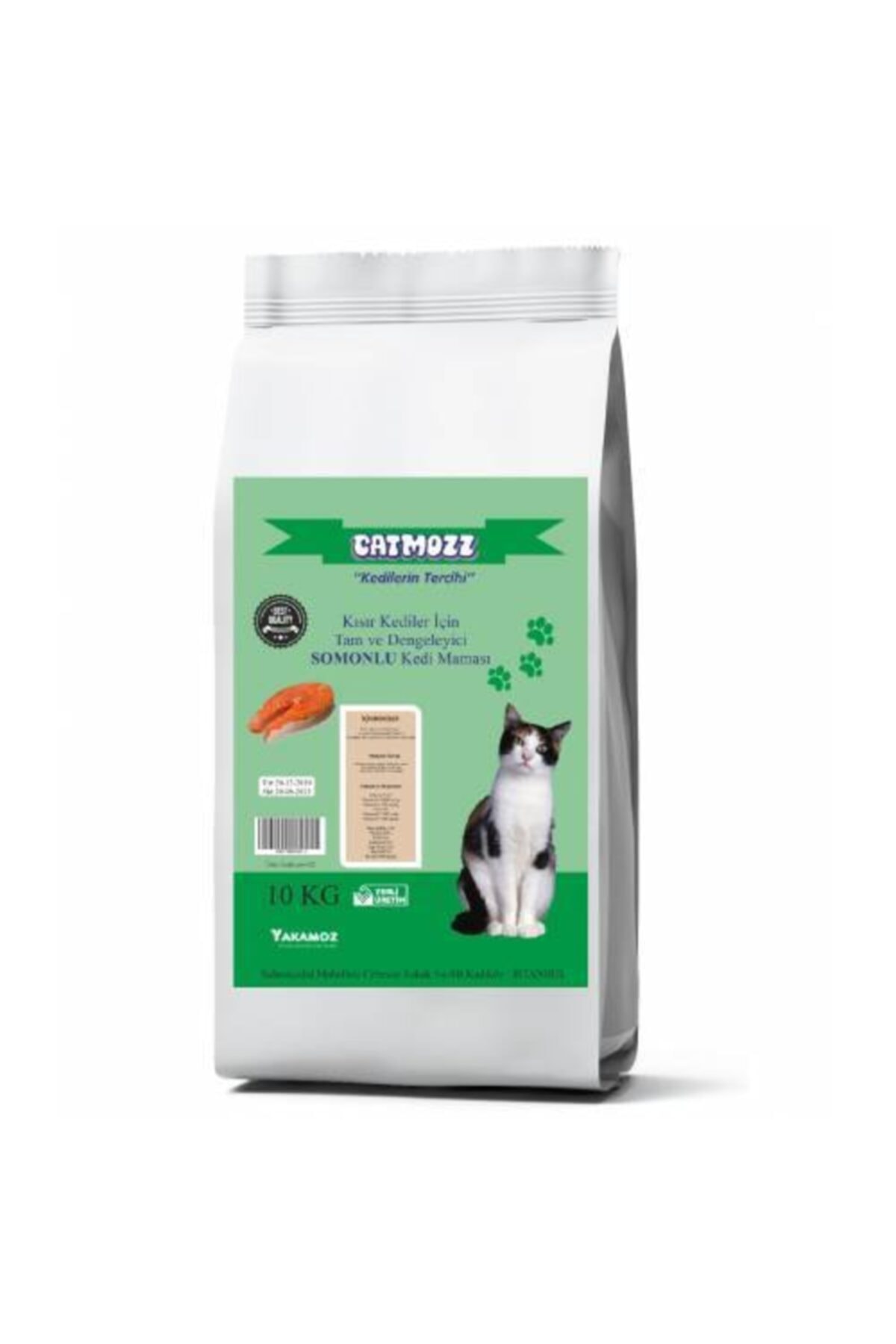 Catmozz Somonlu Sterilised Kisir Yetiskin Kedi Mamasi 10 Kg Fiyati Yorumlari Trendyol