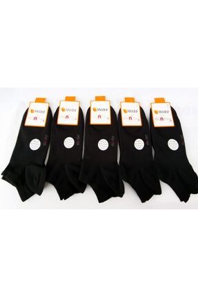 Plus Modal Kadın Patik Çorap Siyah 5'li LTS.MLD.004