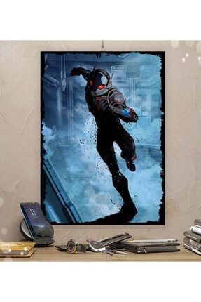 Marvel Avengers Ant Man Tasarım 21x30cm Hediyelik Dekoratif 8mm Ahşap Tablo Trendyol-1-34-54
