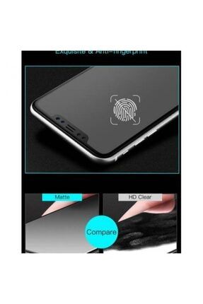 iphone 7 8 siyah mat nano parmak izi leke birakmaz ekranda kadife hissi verir