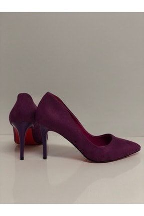 Kadın Mor Stiletto Topuklu Ayakkabı TWS-013-02