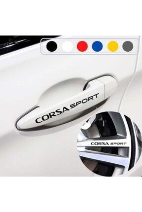 Opel Corsa Için Kapı Kolu Ve Jant Sticker (10 Adet) 25595
