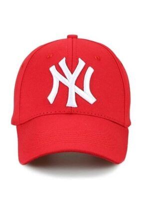 Unisex Kırmızı Beyzbol Ny Şapka hemenalbencecom0326