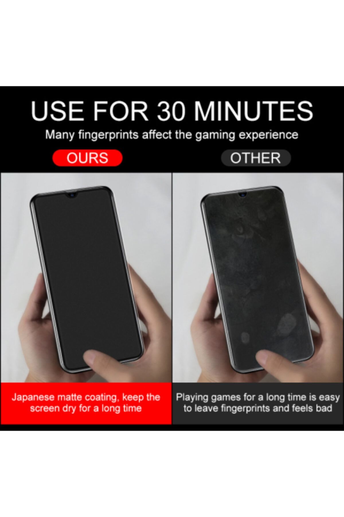 Sunix-Xiaomi Redmi Note 8 Pro 9d Full Covering Matte Screen Protector 5