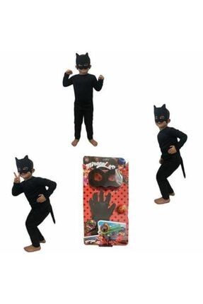 Kostumce Kara Kedi Kostumu Chat Noir Kiyafeti Trendyol