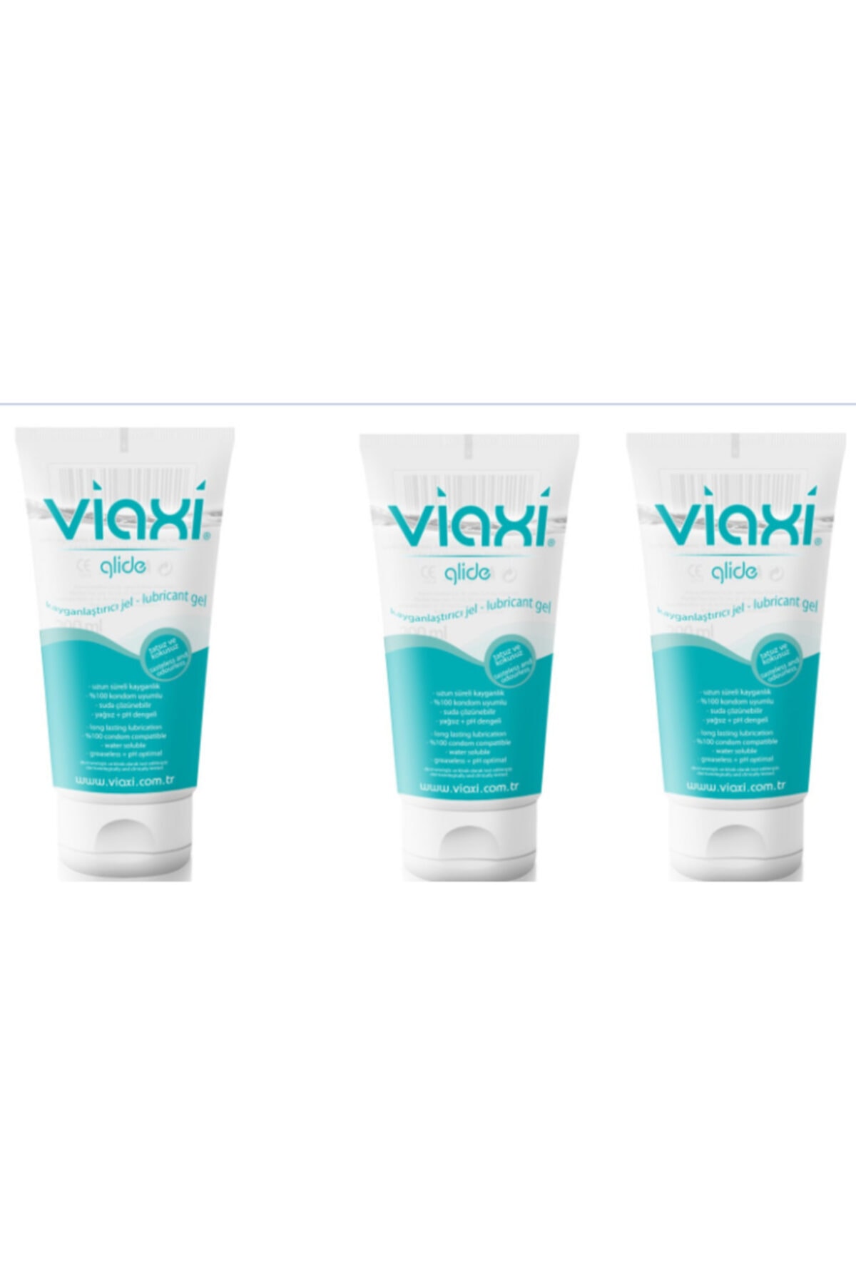 Glide Kayganlaştırıcı Jel Sade 3 Adet 3*200 Ml