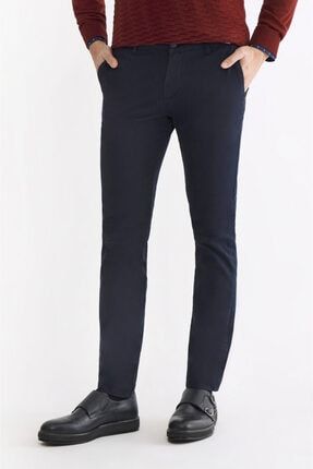 Avva Erkek Gri Yandan Cepli Cizgili Slim Fit Kumas Pantolon A92y3035 Trendyol