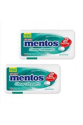 Mentos Clean Breath 21gr Plastik Kutu Yoğun Nane '' 2 Adet '' 9832DF56