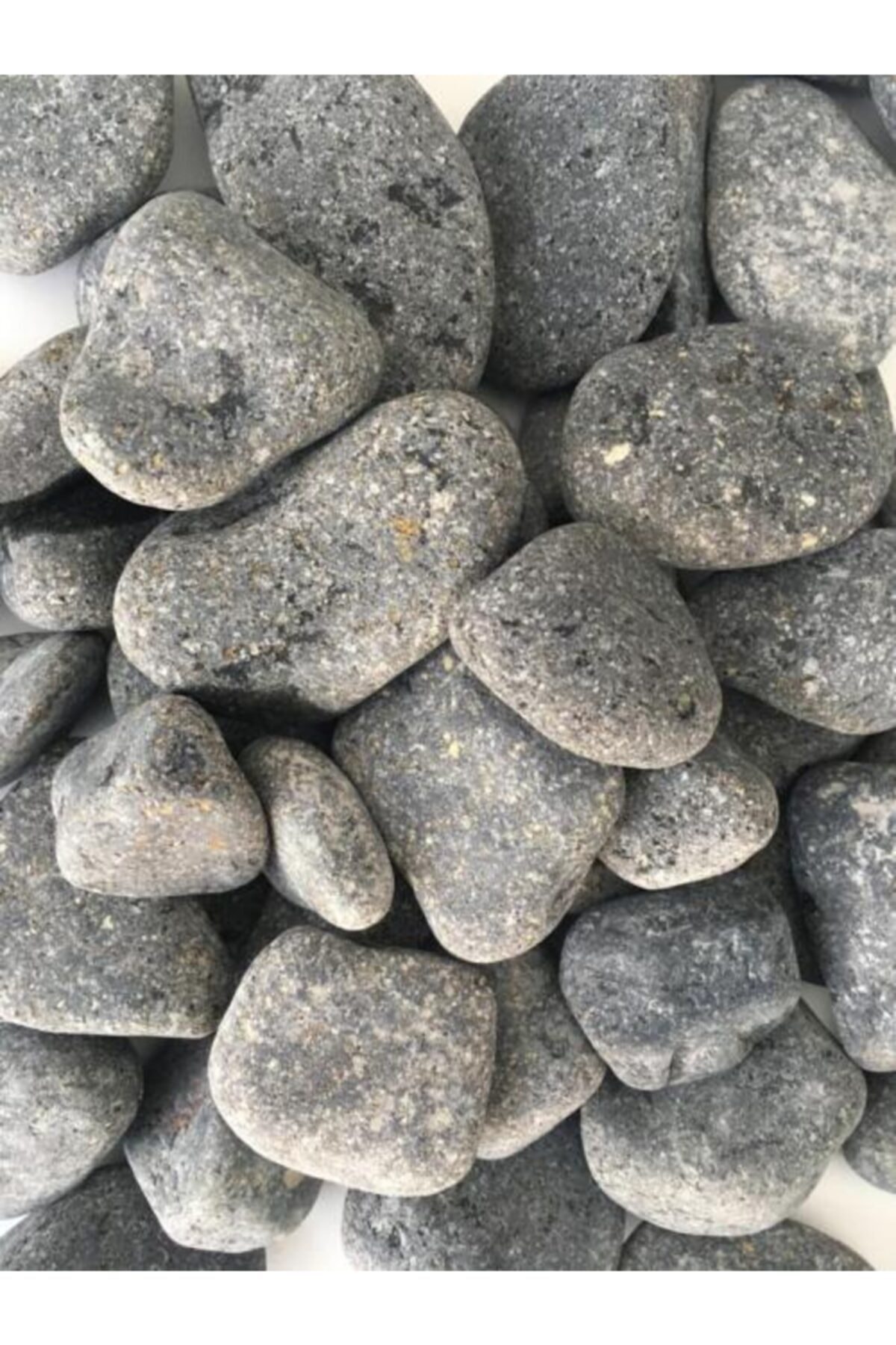 Siyah Bazalt Taş 20 Kg 2,5-4 Cm Siyah Dolomit Dekoratif Taş Bazalt Taş Bahçe Taşı Dere Taşı 3