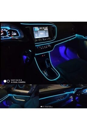 balp buz mavisi fitilli ip neon led torpido seridi 2 metre dekoratif led fiyati yorumlari trendyol