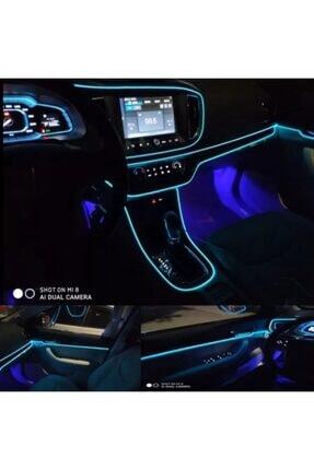 mfk arac ici torpido ledi ip led neon led serit led buz mavi fiyati yorumlari trendyol