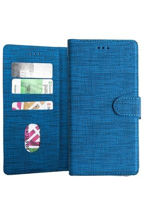 Samsung Galaxy Note 8 Standlı Kartvizit Para Gözlü Kumaş Desen Kılıf I0079