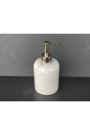 Beyaz Mermer Sıvı Sabunluk Pln010149
