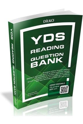 Yds Reading Question Bank Video Çözümlü 2469153927554