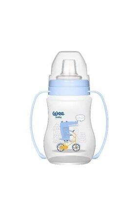 Erkek Bebek Akıtmaz Kulplu Pp Alıştırma Bardağı (ANTİ-COLİC)-754 wee-754Erkek-Poky
