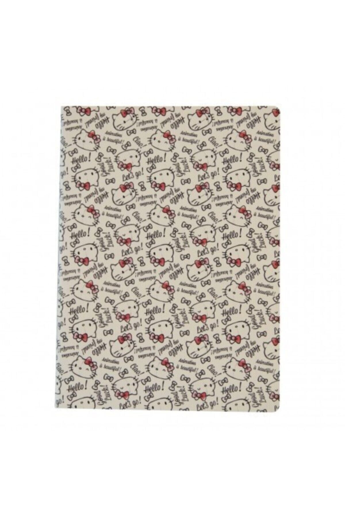 Mynote-Hello Kitty Plastic Cover 40 Sheets Checked Notebook My Note 18.5 X 26 3