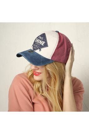 Jewel Shine Beyzbol Şapka Eskitme 2021 Model Şapka Lacivert DMN-307