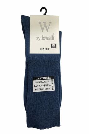 Lastiksiz Diyabetik Pamuklu Yazlık Dikişsiz Erkek Çorabı JWL206