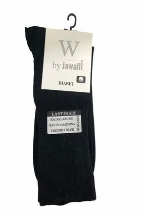Lastiksiz Diyabetik Pamuklu Yazlık Dikişsiz Erkek Çorabı JWL206