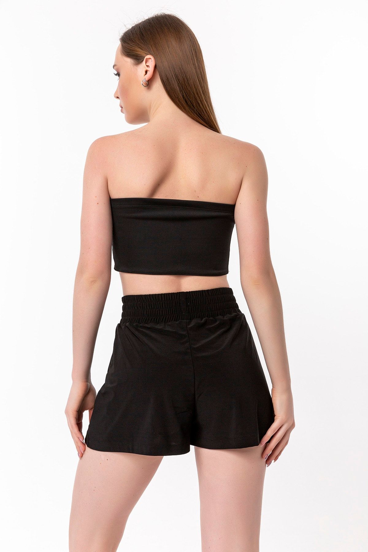 Laranor-Elastic Waist Shorts 6