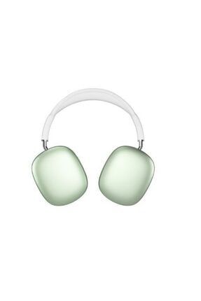 Kablosuz Kulaklık Bluetooth 5.0 P9 Air Max Kulaküstü Kulaklık Mikrofonlu Extra Bass Yeşil Tg-P9 Air Max-01