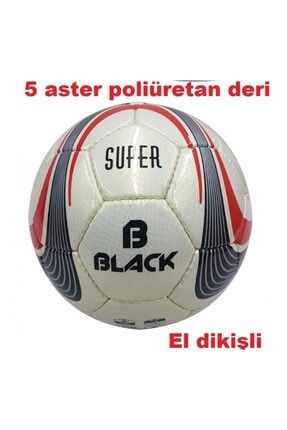 No:4 Black Süper Halısaha Ve Çim Saha Futbol Topu 4 Numara ( Lateks Iç Lastik ) 24564