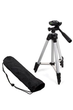 Canon Nikon Gopro Uyumlu Katlanabilir Alüminyum Tripot Kamera Telefon Tutucu 102cm Ayaklı Lu Tripod Y-TRİPOD-782