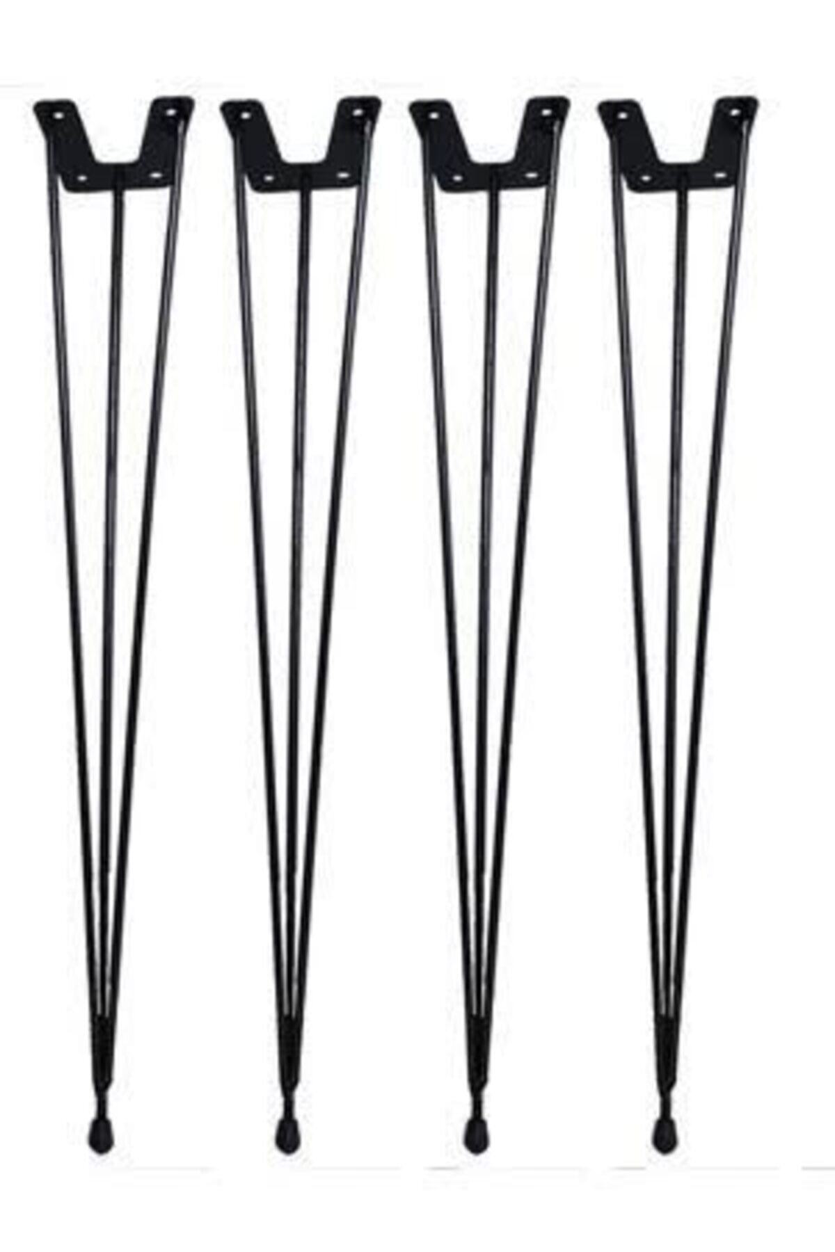 9 Pcs  Metal Wire Feet Hairpin Billet Coffee Table Legs ( 9 Pcs ) Black