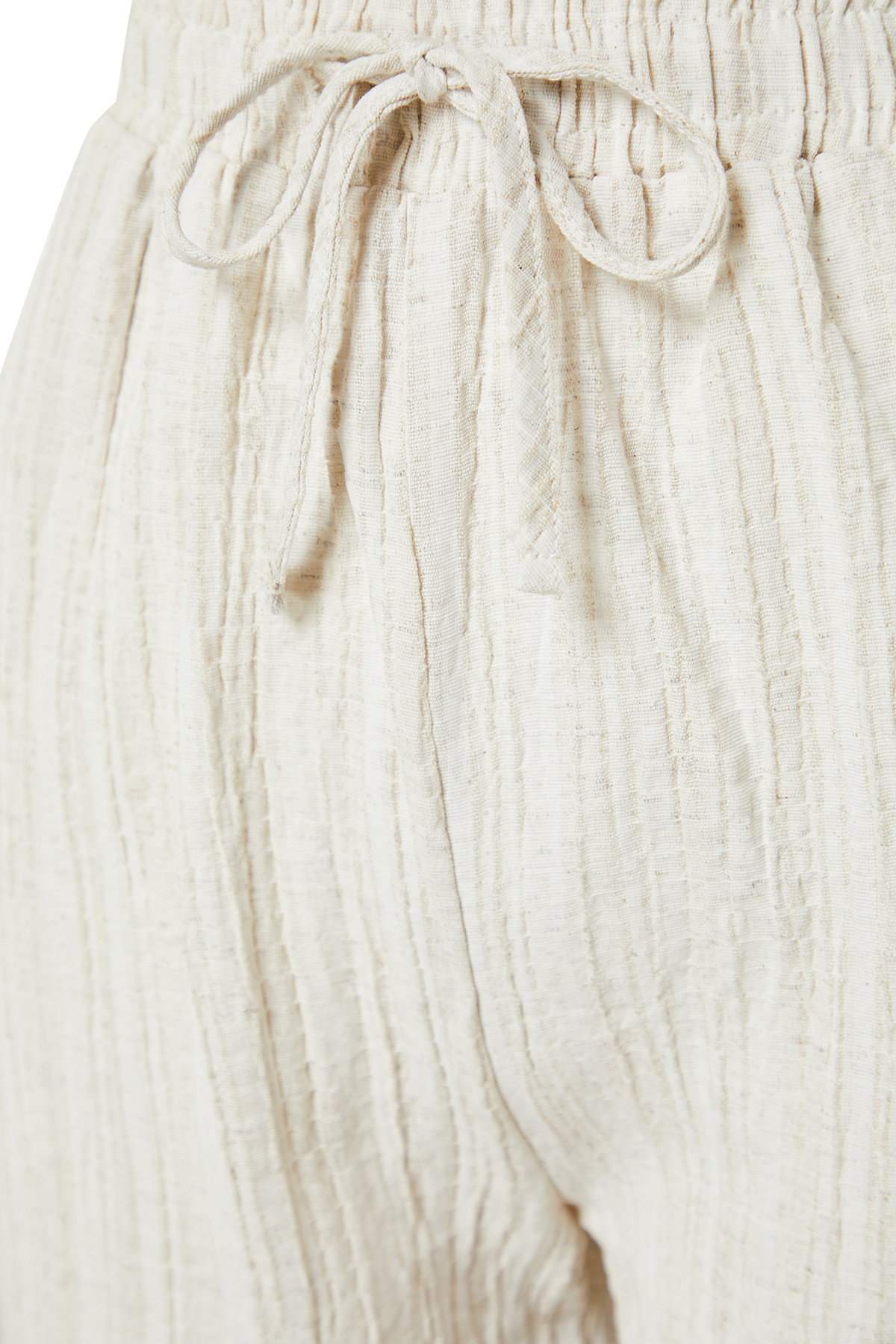 Trendyol Collection-Ecru Beach szett - blúz és nadrág TBESS24AU00076 8