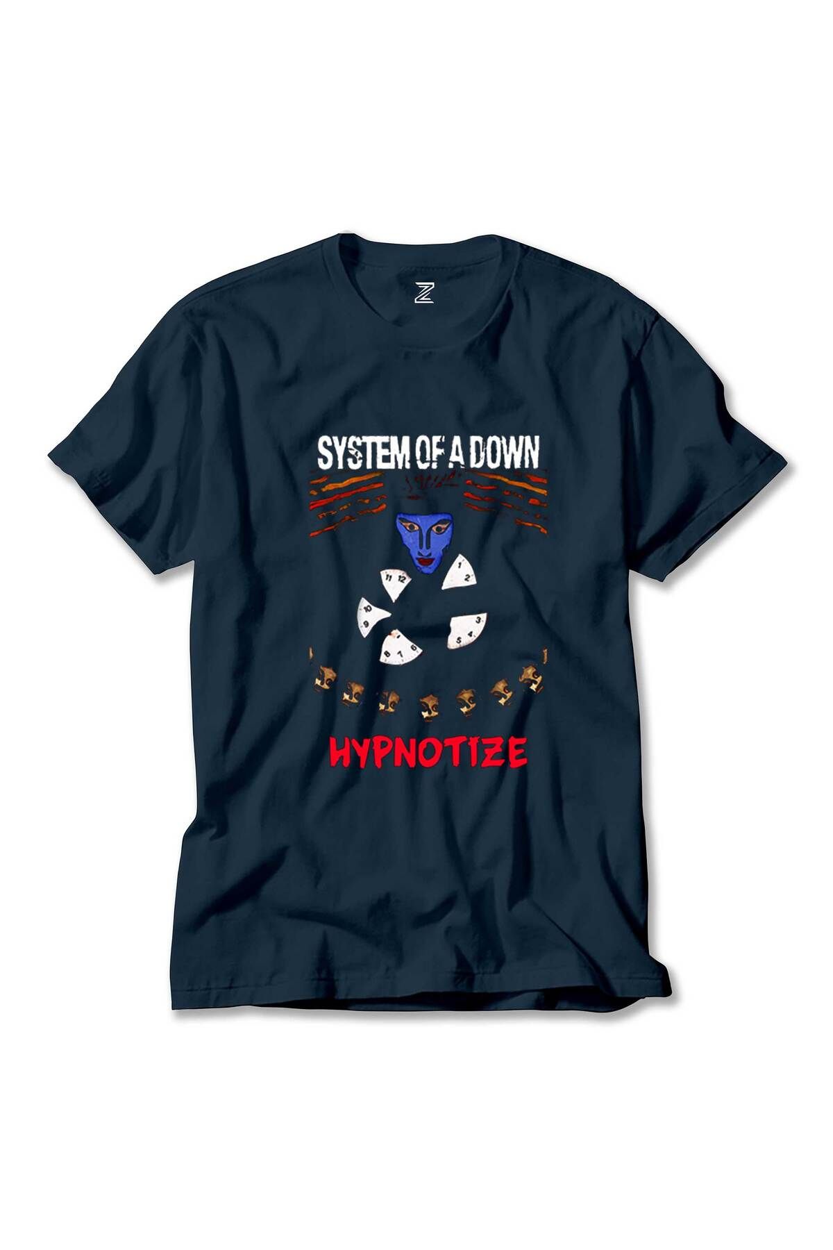 Z zepplin-Μπλουζάκι System Of A Down Hypnotize Navy Blue 1