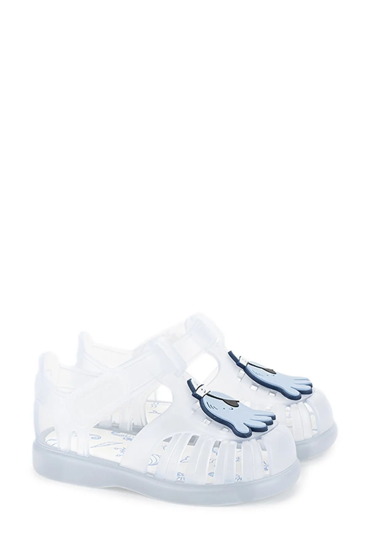 صندل آبی دخترانه و پسرانه بچگانه 19 27 Numberx Open Comparfly Sandals Child Blue IGOR