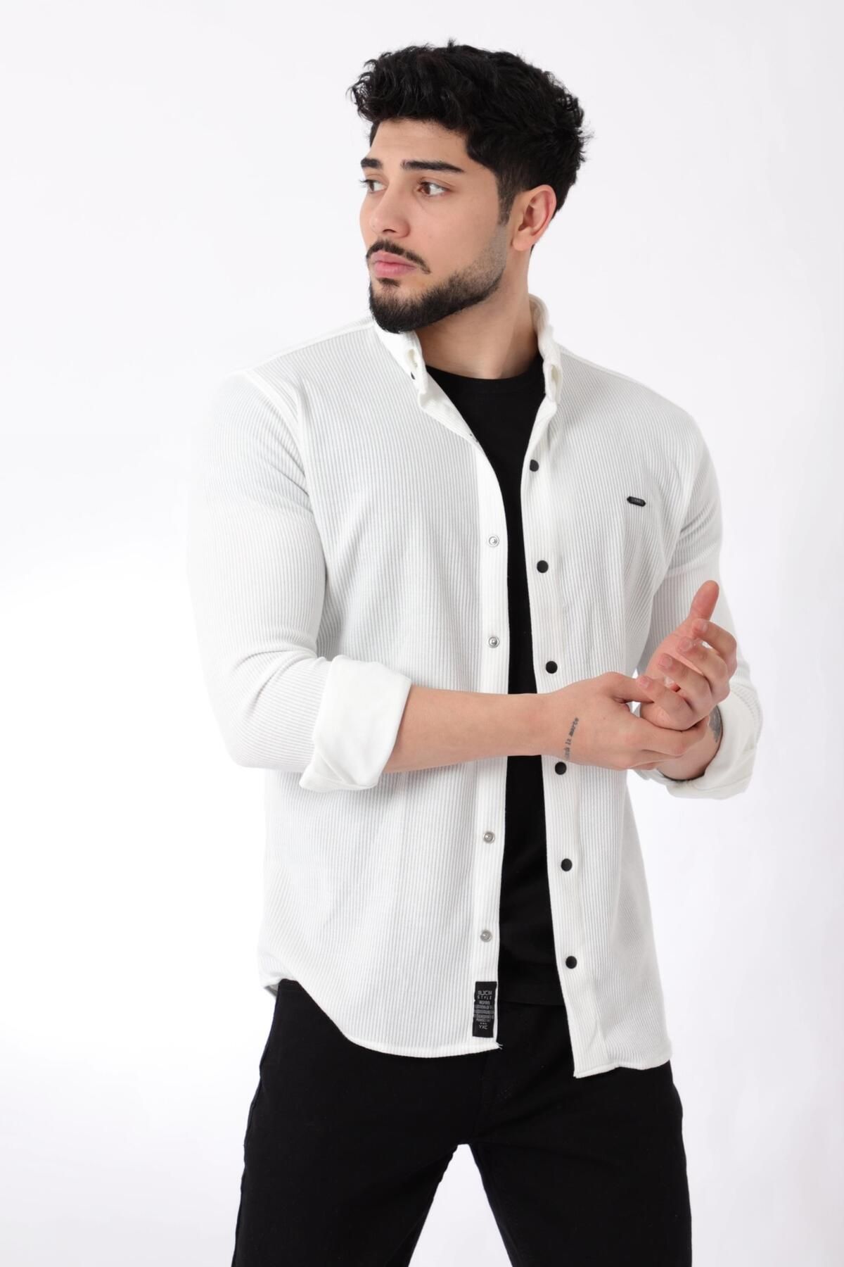 Stilkombin-Cămașă Bady tricotată uni - XC U16788_40297 4