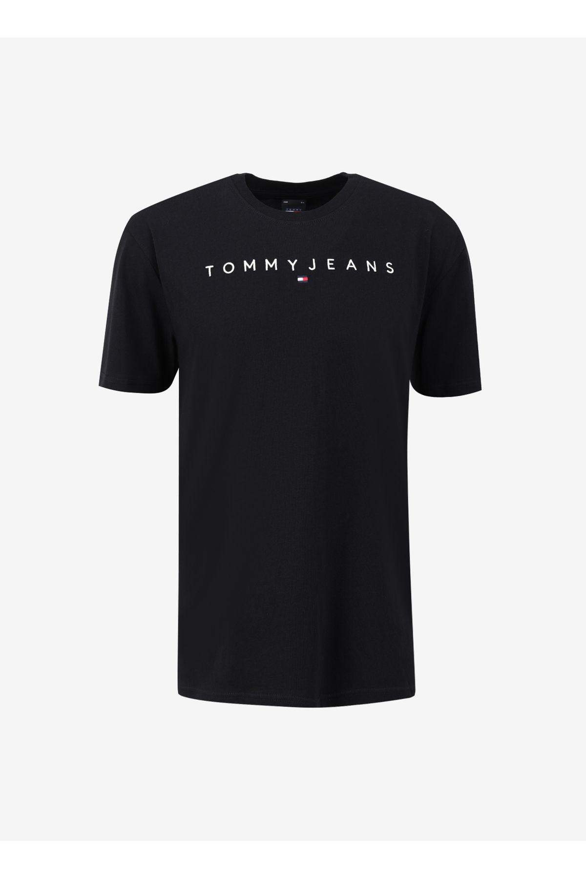 تی شرت مشکی مردانه سیاه تخت DM0DM17993BDS Tommy Jeans