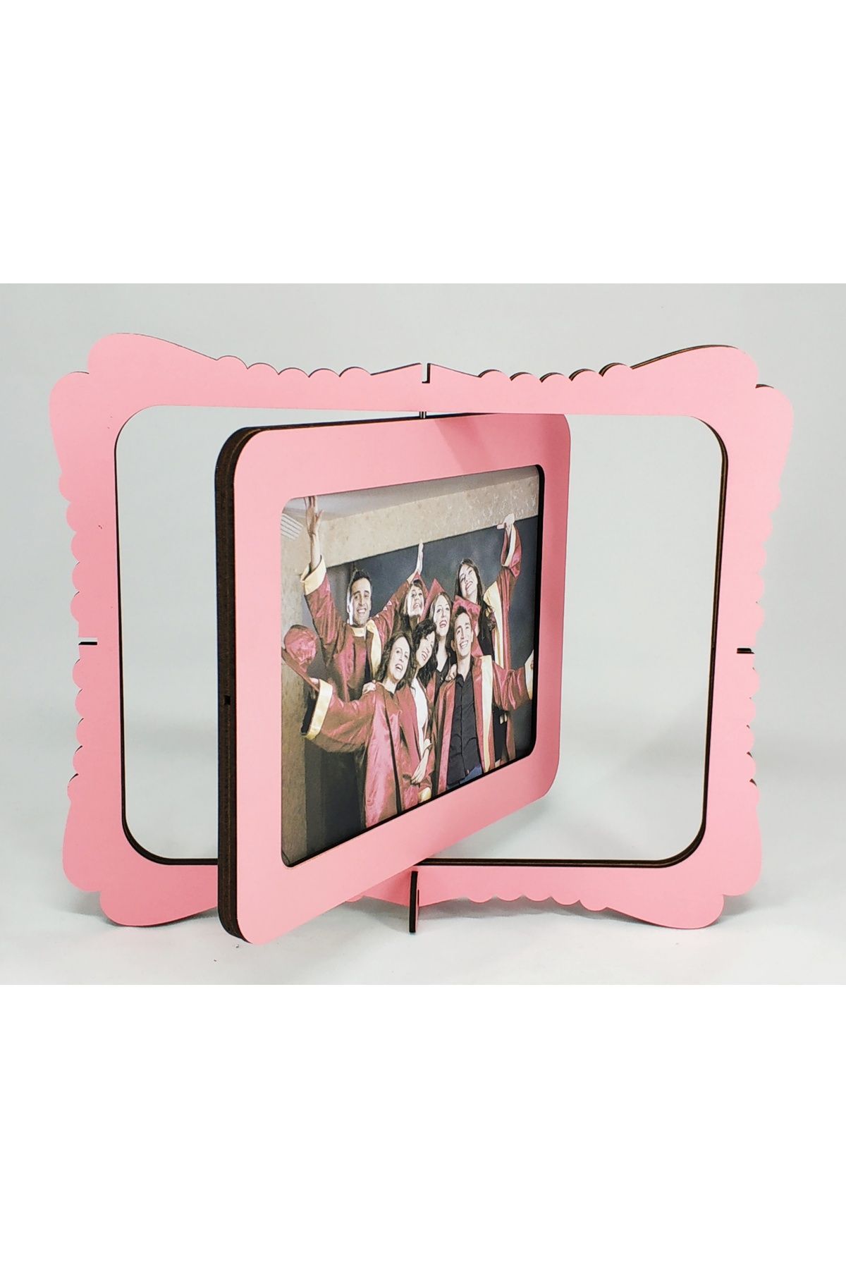 LAZER ART-15X21 ROTATING WOODEN FRAME - DOUBLE SIDED GRADER FRAME - LASERCERCEVE0005 5