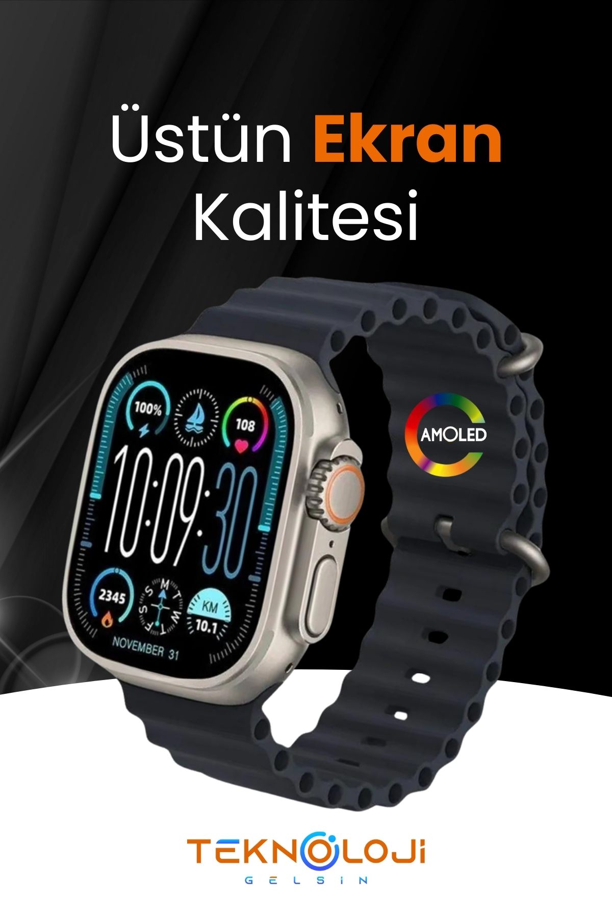 Teknoloji Gelsin SMART WATCH HK9 ULTRA 2 49 MM YENİ VERSİYON